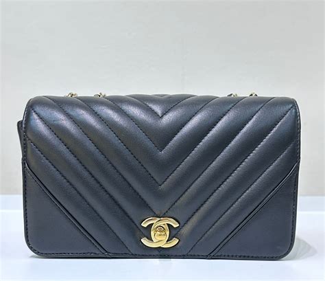 chanel calfskin chevron quilted small statement flap|CHANEL Calfskin Chevron Quilted Mini Statement Flap Navy .